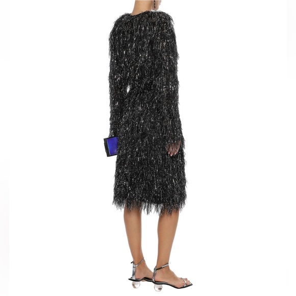 NEW Mansur Gavriel tinsel skirt (Sz 0) - Picture 2 of 14